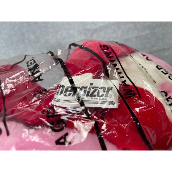 Vintage Energizer Battery Bunny Plush Christmas‎ Stocking in Bag 1993 - Picture 4 of 4